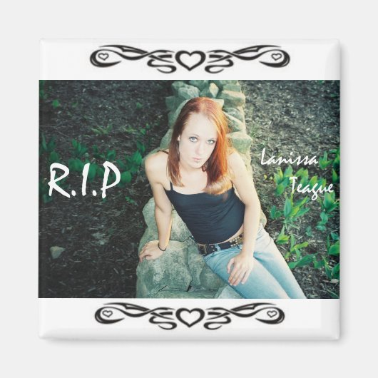 R.I.P Lanissa Magnet (Vorne)