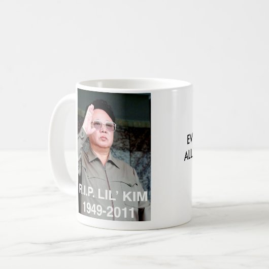R.I.P. LIL KIM KAFFEETASSE (Vorderseite Links)