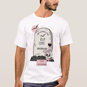 R.I.P. Love – Lustiges Anti-Valentinstag T-Shirt