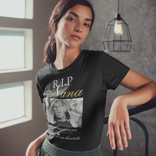 R.I.P Nana Foto Memorial T - Shirt