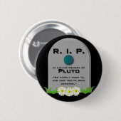 R.I.P. Pluto Button (Vorne & Hinten)