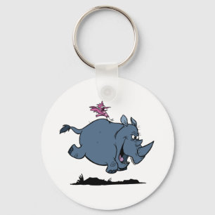 R is for Rhino Schlüsselanhänger
