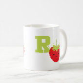 R ist für Himbeere Kaffeetasse (VorderseiteRechts)