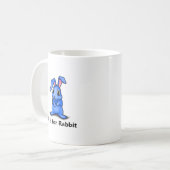 R ist für Kaninchen Kaffeetasse (Vorderseite Links)