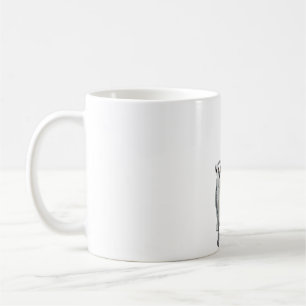 R ist für LemurRing-Schwänze Lemur Illust Kaffeetasse