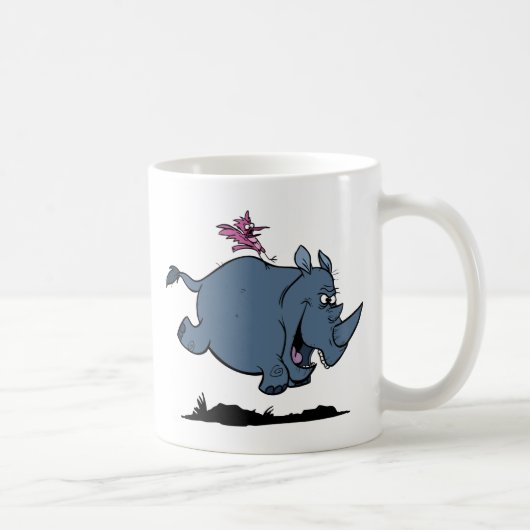 R ist für Nashorn Kaffeetasse (Rechts)