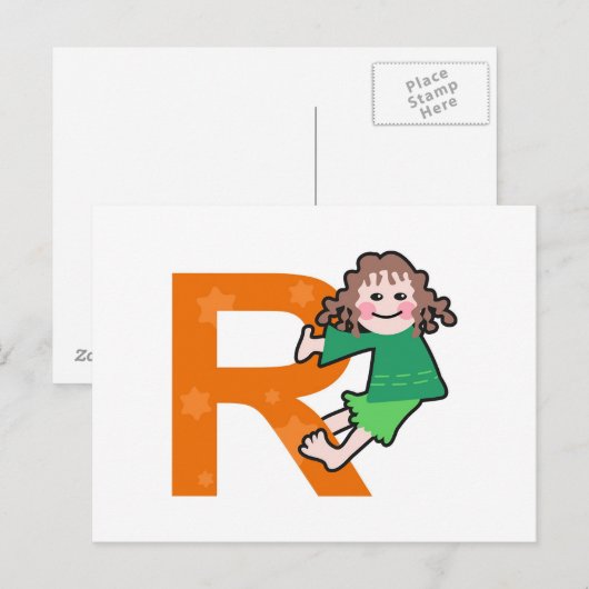 R ist für... postkarte (Vorne/Hinten)