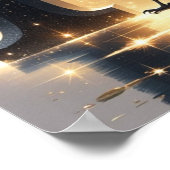 R ist für Rabe – Halloween Alphabet Buchstaben Pos Poster (Ecke)