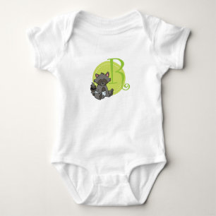 R ist für Racoon Baby Strampler