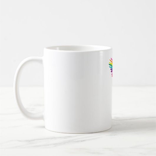R ist für Rainbow Macaw Kaffeetasse (Links)