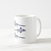 R ist für Rat Fish Kaffeetasse (VorderseiteRechts)