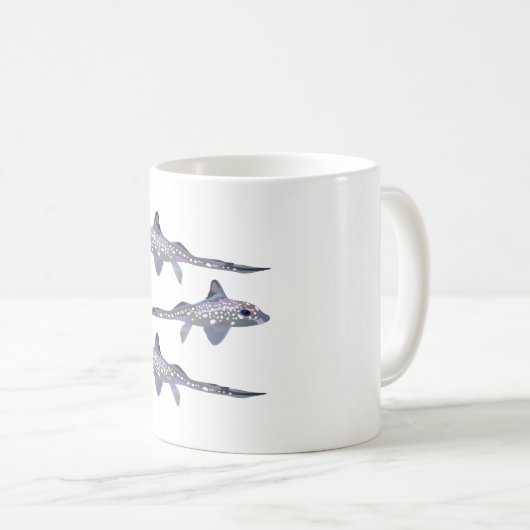 R ist für Rat Fish Kaffeetasse (VorderseiteRechts)