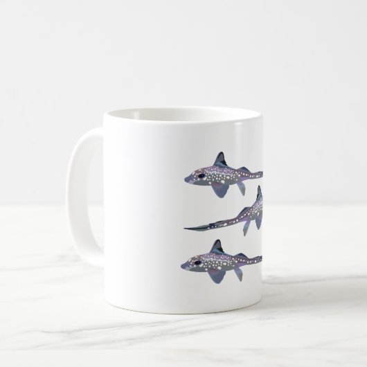 R ist für Rat Fish Kaffeetasse (Vorderseite Links)