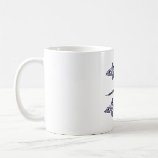 R ist für Rat Fish Kaffeetasse (Links)