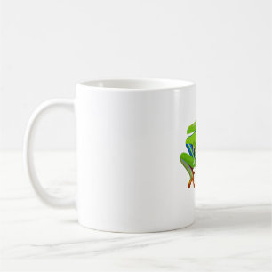 R ist für Red Mit Augen Tree Frog Kaffeetasse