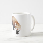 R ist für Red Panda Kaffeetasse (VorderseiteRechts)