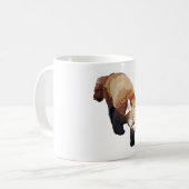R ist für Red Panda Kaffeetasse (Vorderseite Links)