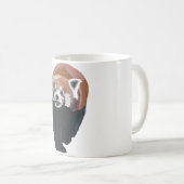 R ist für Red Panda Kaffeetasse (VorderseiteRechts)