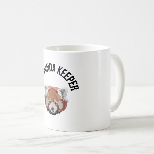 R ist für Red Panda Keeper Kaffeetasse (VorderseiteRechts)