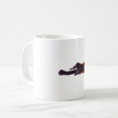 R ist für Red Ruffed Lemur Kaffeetasse (Vorderseite Links)