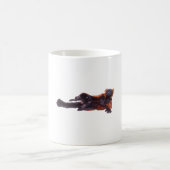 R ist für Red Ruffed Lemur Kaffeetasse (Mittel)