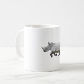 R ist für Rhino Kaffeetasse (Vorderseite Links)
