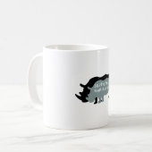 R ist für Rhino Kaffeetasse (Vorderseite Links)