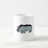 R ist für Rhino Kaffeetasse (Mittel)