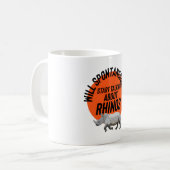 R ist für Rhino Kaffeetasse (Vorderseite Links)