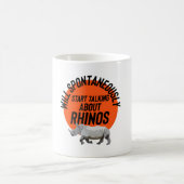 R ist für Rhino Kaffeetasse (Mittel)