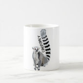 R ist für Ring Tails Lemur Kaffeetasse (Mittel)
