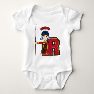 R ist für römischen Soldaten Baby Strampler