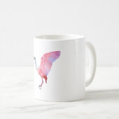 R ist für Roseate Spoonbill Kaffeetasse (VorderseiteRechts)