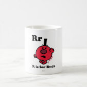 R ist für Rude Kaffeetasse (Mittel)