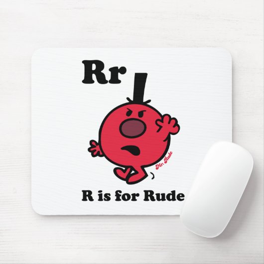 R ist für Rude Mousepad (Mit Mouse)