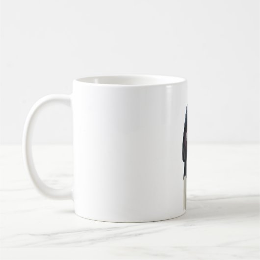 R ist für Rufous Necked Hornbill Kaffeetasse (Links)