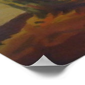 R.J. Ketchum - Schiff am See im Herbst Poster (Ecke)