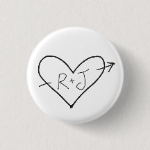 R+J Romeo und Julia Button