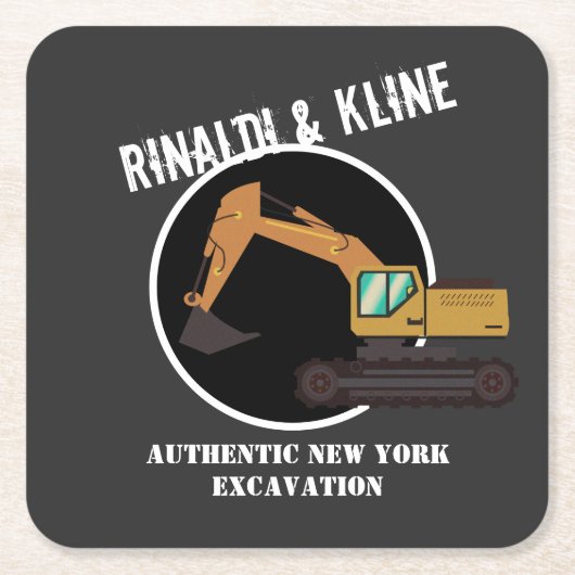 R&K-Untersetzer Rechteckiger Pappuntersetzer (Vorderseite)