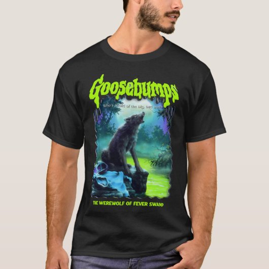 R.L. Stine Goosebumps Nightmare Halloween Werewolf T-Shirt (Vorderseite)