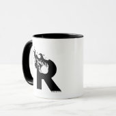 R-Logomonogramm-Tasse Tasse (Vorderseite Links)