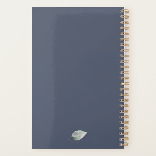 R Monogram Personalisierte Planer (Rückseite)