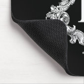 R-Monogramm-Initiale Mousepad (Ecke)