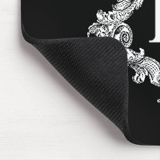 R Monogramm Mousepad (Ecke)