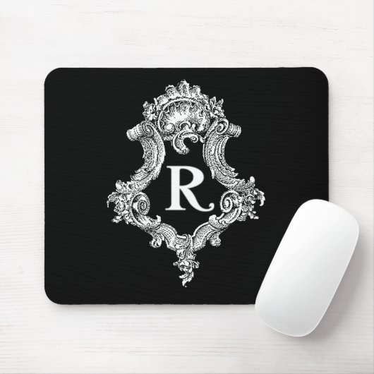 R Monogramm Mousepad (Mit Mouse)