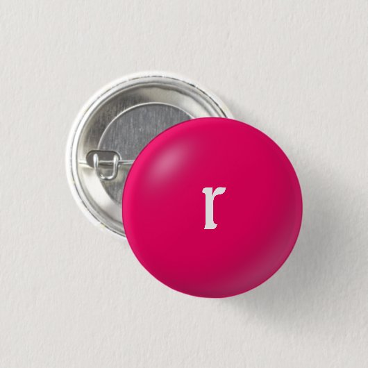 R Monogramm-Taste Button (Vorne & Hinten)