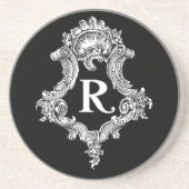 R Monogramm Untersetzer (Vorne)