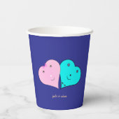 r & mrs herzen Bevorzugung Box Pappbecher (Rückseite)