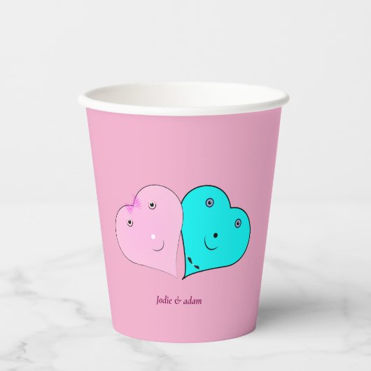 r & mrs herzen Bevorzugung Box Pappbecher (Vorderseite)