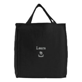 R.N. Pride Monogram+personalize name! Bestickte Tragetasche